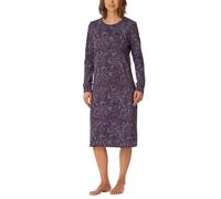 Schiesser Damen Langarm weiche Baumwolle 110 cm-Comfort Interlock Nachthemd, Multicolor 1_182020, 44