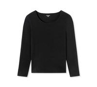 Schiesser Damen Langarmshirt - Invisible Soft Warming Unterhemd, Schwarz_182008, 38 EU