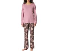 Schiesser Damen Langer Schlafanzug Pyjama Lang - 181237, Größe Damen:46, Farbe:Rosenholz