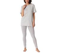 Schiesser Damen Langer Schlafanzug Pyjama Lang Leggings - 180111