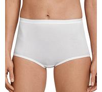 Schiesser Damen Maxi-Slip Luxury Taillenslip Weiß Größe 46