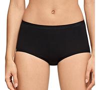 Schiesser Damen Midi Slip Feinripp Luxury 2er Pack, Größe:38;Farbe:Schwarz (000)