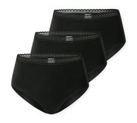 Midi-Slips 3er-Pack Spitze schwarz - Modern Multipacks 44