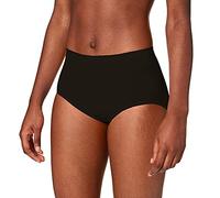 Schiesser Damen Midi Taillenslip, per pack Schwarz (schwarz 000), 44 (Herstellergröße: 044)