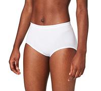 Schiesser Damen Midi-Slip Luxury Feinripp Weiß Größe 42 – 4er-Pack