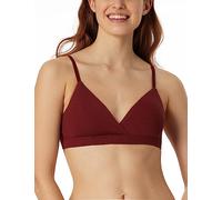 Schiesser Damen Mit Herausnehmbaren Pad Pure Rib Trainings-BH, Rost, 70C EU
