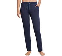 Schiesser Damen Mix & Relax Jerseyhose lang Schlafanzughose, per Pack Blau (Nachtblau 804), 36 (Herstellergröße: 036)