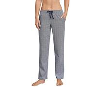 Schiesser Damen Mix & Relax Webhose Lang' Schlafanzughose, Blau (Nachtblau 804), 36