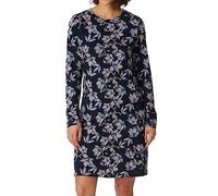 Schiesser Damen Nachthemd Langarm Baumwolle Modal Sleepshirt Bigshirt - Nightwear