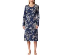 Schiesser Damen Nachthemd Langarm weiche Baumwolle Bigshirt mit Taschen