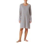 Schiesser Damen Nachthemd Langarm weiche Baumwolle Bigshirt mit Taschen