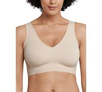 Schiesser Damen nahtloses Bustier mit herausnehmbaren Pads - Invisible Soft, Sand_170364, 44