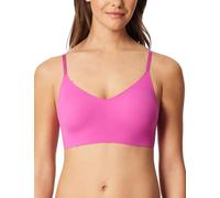 Bustier SCHIESSER "Invisible Soft", Damen, Gr. 38, N-Gr, 508, rot, Single Jersey, Obermaterial: 75% Polyamid, 25% Elasthan, körpernah, BHs Bustier, Mikrofaser, herausnehmbare Pads, V-Ausschnitt, Laser