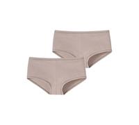 Schiesser Damen Panty 2-Pack Personal Fit - braun - Größe XXL