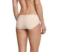 SCHIESSER Damen Panty, 3er Pack - Invisible Cotton, Nahtlos, Vorteilspack Schwarz/Schwarz/Beige 2XL