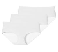 Panty SCHIESSER "Panty 3er Pack", Damen, Gr. S, weiß (weiß, weiß, weiß), Obermaterial: 50% Baumwolle CO. 40% Polyamid PA. 10% Elasthan EL., Unterhosen Panty (86319949-S) weiß, weiß, weiß