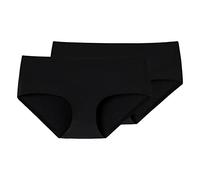 Schiesser Damen Panty - Invisible Cotton schwarz Gr. 40