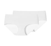 SCHIESSER Damen Panty 'Invisible Cotton' weiß, Größe 40, 3866127 Weiß L
