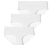 SCHIESSER Damen Panty 'Invisible Cotton' weiß, Größe 44, 3866127 Weiß XXL