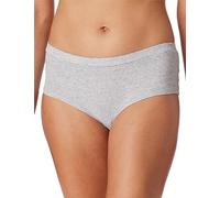 Schiesser Panty Doppelripp Organic Cotton grau meliert - Pure Rib für Damen 44