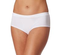 Schiesser Panty Damen Organic Cotton Pure Rib Doppelripp Weiß Größe 40