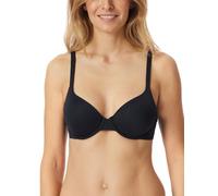 Schiesser Damen Schalen-BH Unique Micro mit Bügel und gleitenden Cups Schwarz 80E