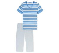 Schlafanzug 3/4-lang hellblau - Casual Essentials 42