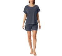 Schiesser Damen Schlafanzug Kurze Hose Kurzarm - Casual Nightwear