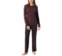 Schiesser Damen Schlafanzug Lang 1 Pyjamaset, Burgund-gem, 40