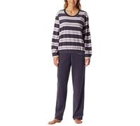 Schiesser Damen Schlafanzug lang Frottee warm kuschelig wohlfühlen - Nightwear