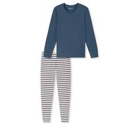 Schiesser Damen Schlafanzug lang mit Bündchen Baumwolle - Nightwear