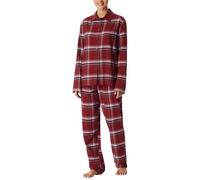 Schiesser Long Sleeve Pyjamas Rot Baumwolle 38 Damen