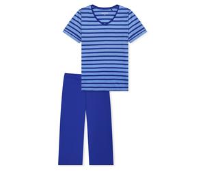 SCHIESSER Damen Schlafanzug Set - Nachtwäsche, 3/4 Kurzarm, Pyjama, Muster, Baumwolle XXL Mehrfarbig