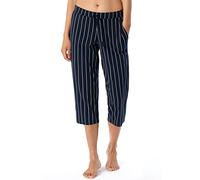Schiesser Damen Schlafhose 3/4-lang Baumwolle Stretch Single-Jersey-Qualität - Mix + RelaxPyjamaunterteil, grau-jaspe_179270, 40