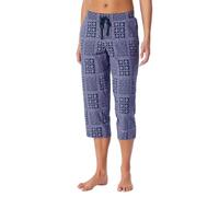 Schiesser Damen Schlafhose 3/4 lang kurz Baumwolle Stretch - Mix + Relax