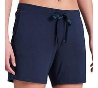 Schiesser Damen Pyjamashorts Mix+Relax Modal Blau Größe 48