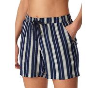 Schiesser Damen Pyjamashorts Mix+Relax Webhose kurz Streifen mehrfarbig Größe 34