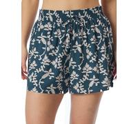 Schiesser Damen Schlafhose kurz Webhose-Mix + Relax Pyjamaunterteil, Jeansblau_181197, 34