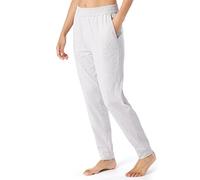 Schiesser Pyjamahose Mix+Relax Damen Baumwolle lang grau-meliert Bündchen Größe 40