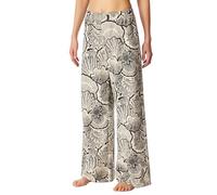 Schiesser Pyjama-Hose mit weitem Bein in Beige, Größe 40