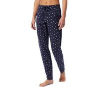 Schiesser Damen Schlafhose lang mit Bündchen Baumwolle - Mix + Relax