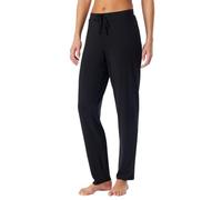 Pyjamahose SCHIESSER "Mix + Relax", Damen, Gr. 38, N-Gr, schwarz (000, schwarz), Single Jersey, Obermaterial: 95% Modal, 5% Elasthan, lang, Hosen Pyjamahose, weicher Single-Jersey, Gummizug, Bindeband