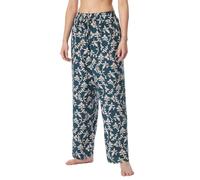 Schiesser Damen Schlafhose lang Webhose-Mix + Relax Pyjamaunterteil, Jeansblau_181198, 46