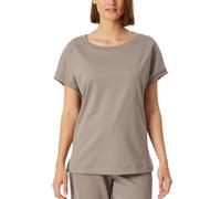 Schiesser Damen Schlafshirt Kurzarm-Mix + Relax Pyjamaoberteil, Clay_182588, 42