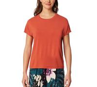 SCHIESSER - Shirt kurzarm Rundhals terracotta - Gr. - 42