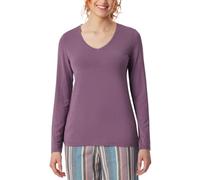 Schiesser Damen Schlafshirt Langarm Modal-Mix + Relax Nachthemd, Malve_182101, 38