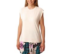 Pyjamaoberteil SCHIESSER "Mix + Relax", Damen, Gr. 42, 104, weiß, Single Jersey, Obermaterial: 95% Modal, 5% Elasthan, bequem hüftlang, Rundhals, Shirts, mit Rundhalsausschnitt, Modalmix (49563508-42)
