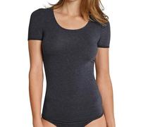 Schiesser Damen Kurzarmshirt - Personal Fit blau Gr. XXXL