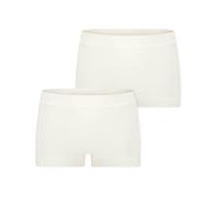 Schiesser Damen Shorts 2-Pack Unique Cotton - Off-White - Größe 40