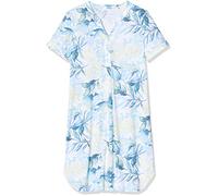 Schiesser Damen Sleepshirt 1/2 Arm, 100Cm Nachthemd,per Pack Blau (Aqua 833),40 (Herstellergröße:040)